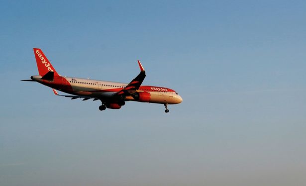 The suspect was on a delayed easyJet flight