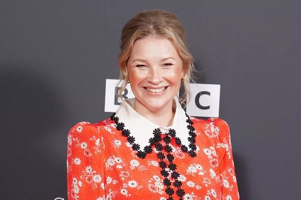 Joanna Page attends a BBC launch event for Gavin and Stacey: The Finale