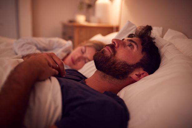 Man with insomnia