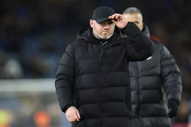 Wayne Rooney pictured during his last match as Birmingham City manager
