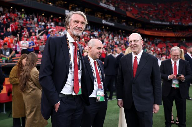 Sir Jim Ratcliffe, Omar Berrada and Avram Glazer