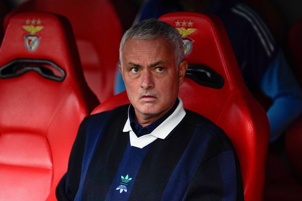 Jose Mourinho, Fenerbahce SK Coach seen during UEFA Champions League 2025/26 Play-offs 2nd leg between SL Benfica and Fenerbahce SK at Estadio da Luz.