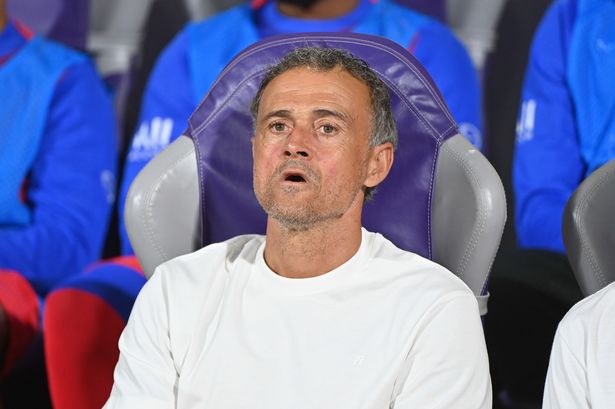 Luis ENRIQUE of Paris SG during the Ligue 1 McDonald's match between Toulouse and Paris at Stadium de Toulouse on August 30, 2025 in Toulouse, France. (Photo by Sylvain Thomas/FEP/Icon Sport via Getty Images)