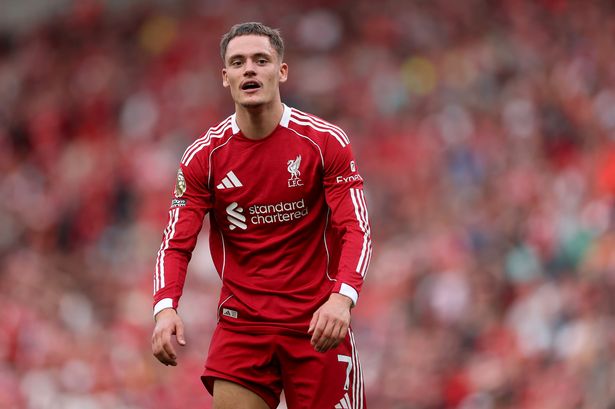 Florian Wirtz of Liverpool during the Premier League match between Liverpool and Arsenal