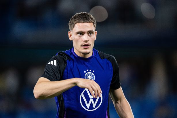 Florian Wirtz of Germany warms up