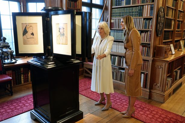 Queen Camilla and Melania Trump