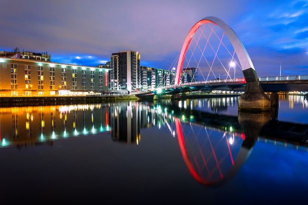 A picture of Clyde Arc in Glasgow
