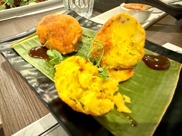 Aloo bonda from Madras Eatery in Bearwood