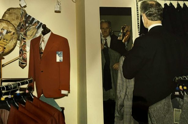 Life at Norman Simmons on North John Street in Liverpool city centre. Pictured, Bill Iveson, who ran the business with partner Norman Simmons