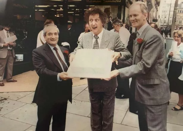 Life at Norman Simmons on North John Street in Liverpool city centre. Pictured, Bill Iveson, who ran the business with partner Norman Simmons