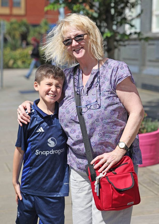 Gillian with her grandson James