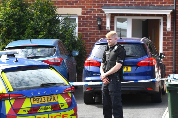 Police cordon off Axel Rudakubana's house on Old School Close, Banks, in the hours following the attack