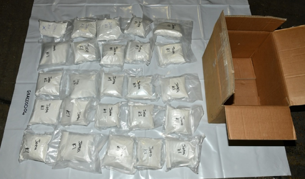 Drugs packaged into a lorry by Eddie Burton and Sian Banks