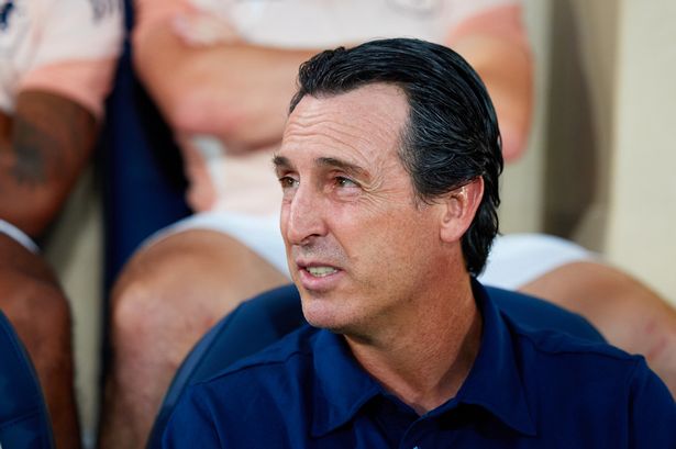 Aston Villa manager Unai Emery