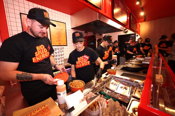 Inside the new Spudbros restaurant in Liverpool