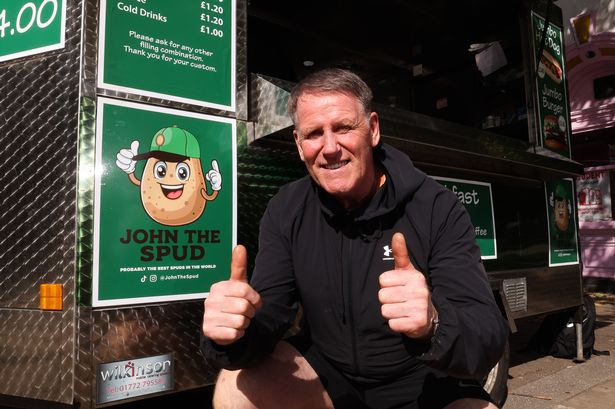 John the Spud with his van on London Road