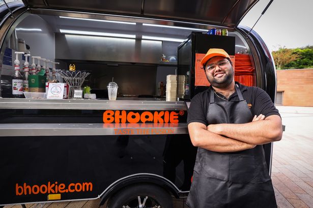 Shubham Salgaonkar, owner of Bhookie Indian street food van in Liverpool ONE