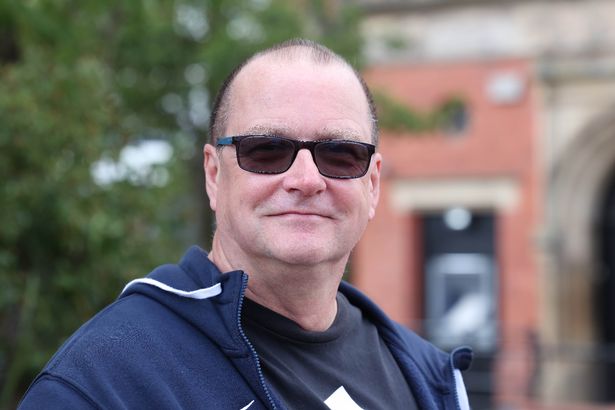 Colin Livingstone said the lack of trains are a frustration for residents near Reddish South station (Picture Jason Roberts / Manchester Evening News)