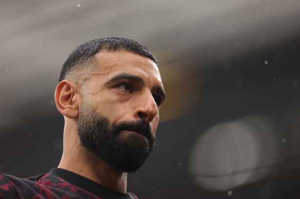 Mohamed Salah in action for Liverpool.  