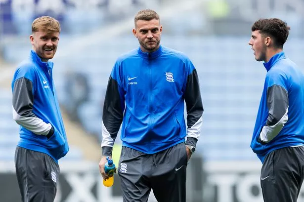 Marvin Ducksch (centre) of Birmingham City