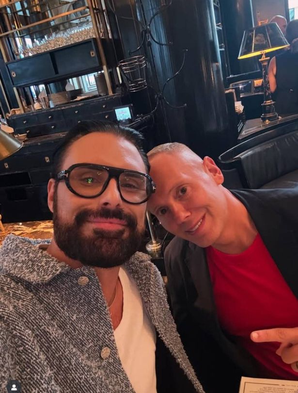 Rylan Clark and Rob Rinder