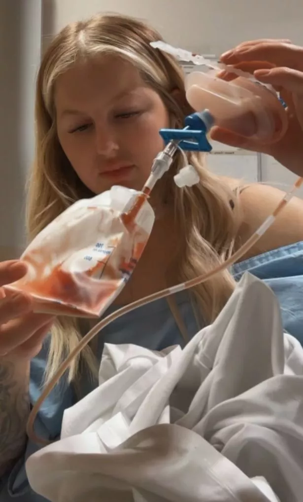 Tameika in hospital (Jam Press)