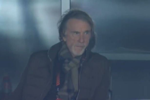 INEOS boss and Manchester United co-owner Sir Jim Ratcliffe watches on as Nice - also owned by INEOS - trail to AS Roma in the Europa League