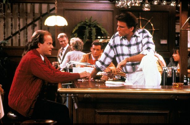 Kelsey Grammar (left) and Ted Danson (right) were among the cast of Cheers