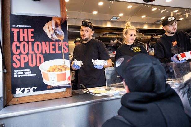 Staff at Spud Bros were gobsmacked as a couple recently got engaged outside their potato van