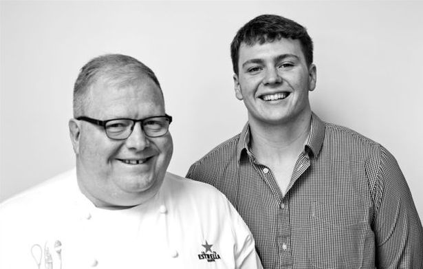 Liverpool chef Paul Askew with his son Harry