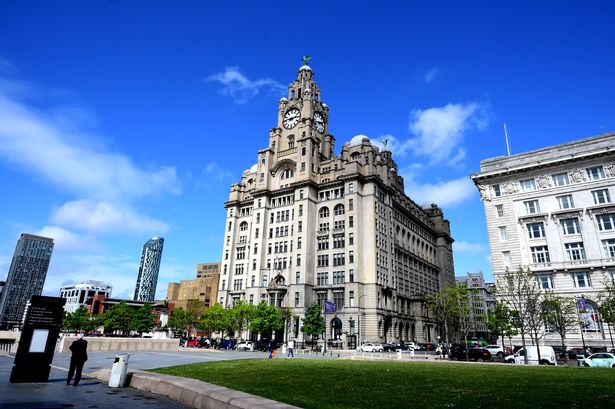 Liverpool waterfront at the Pier Head
