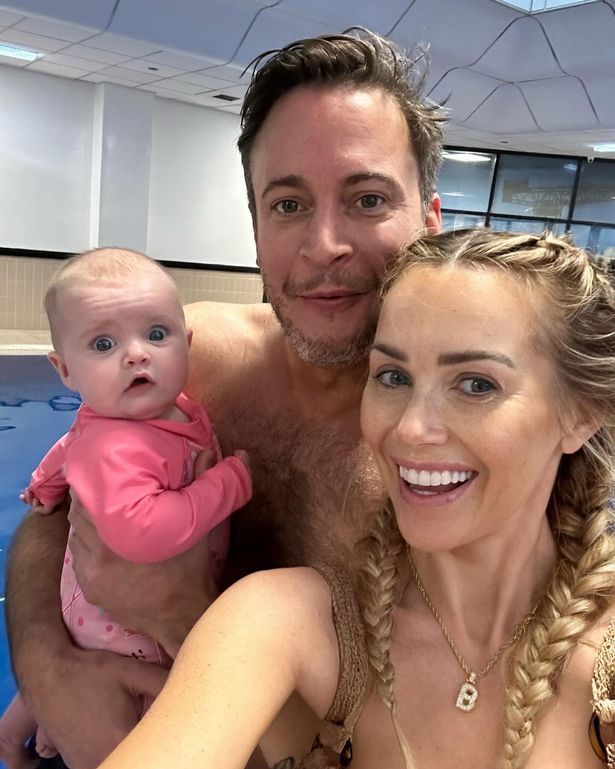 Gary Lucy, Laura anderson and their daughter bonnie in selfie