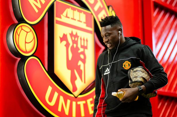 Andre Onana arriving at Old Trafford