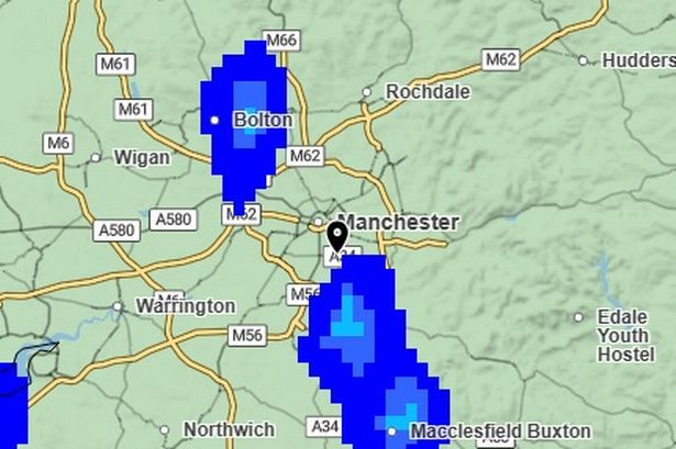 Rain and high winds will be creeping into Manchester from this weekend 