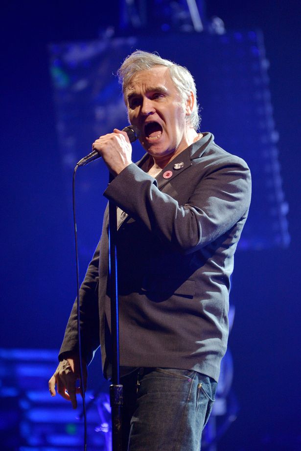 Morrissey performs live on stage at Wembley Arena on March 14, 2020