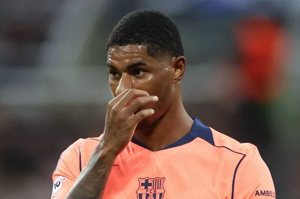 Marcus Rashford was benched for Barcelona's game against Getafe after arriving late for training
