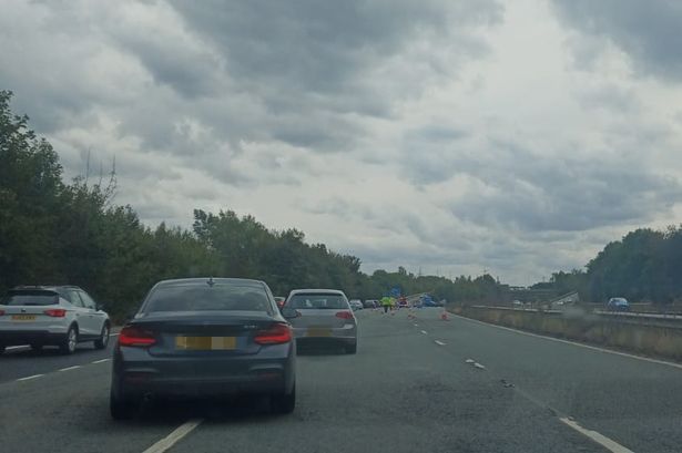 The crash on the M53 near junction 3 