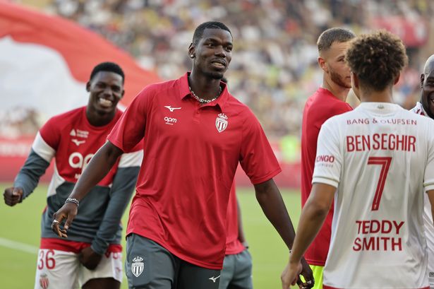 Paul Pogba participates in the pre-season 2025-2026 match between Monaco and Inter in Monaco, Monaco, on August 8, 2025