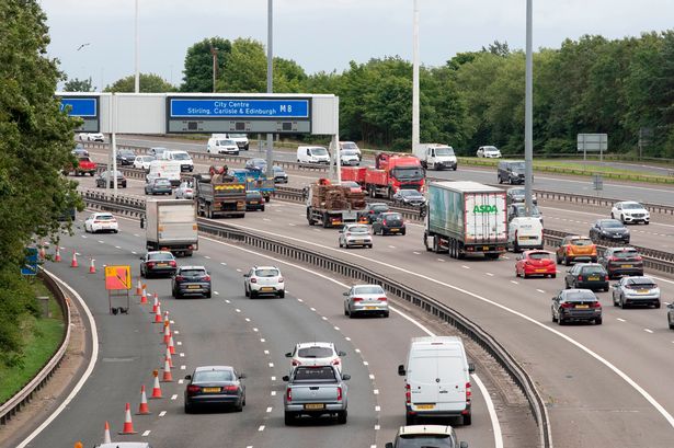 The M8 is Scotland's busiest road