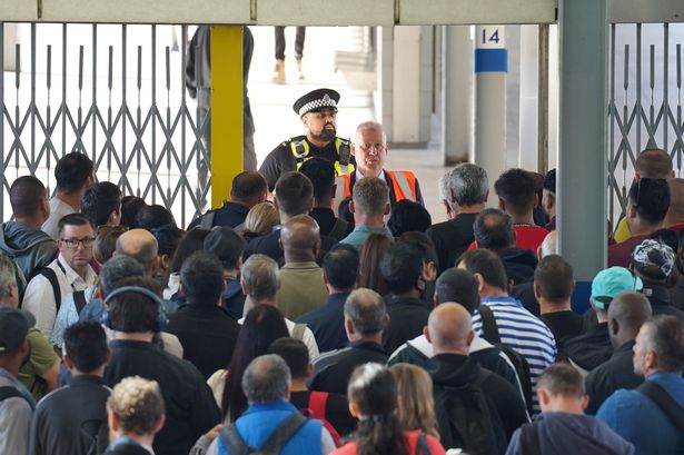 Passengers wait for Stratford station to open in London, as train services continue to be disrupted following the nationwide strike by members of the Rail, Maritime and Transport union along with London Underground workers in a bitter dispute over pay, jobs and conditions. Picture date: Wednesday June 22, 2022