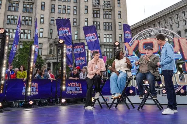 Will Best, Judi Love, Johnny Vegas and Stephen Mulhern at Pier Head