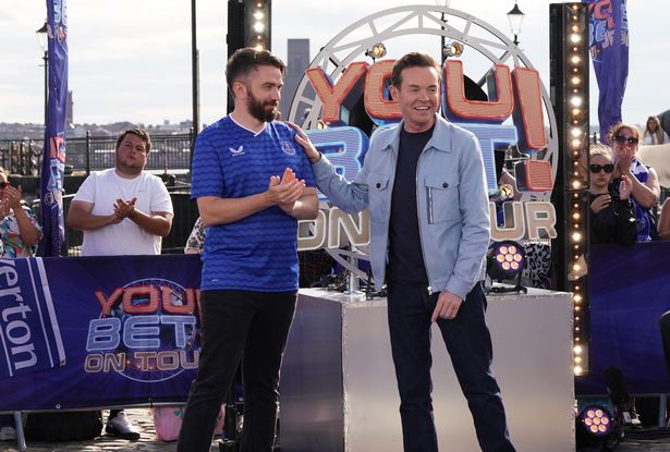 Everton fan Kevin and Stephen Mulhern