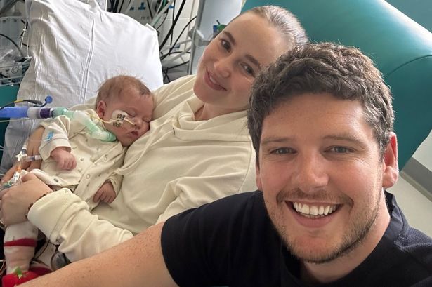 Becks and Toby Fletcher's six-month-old daughter, Rory, is on the urgent heart transplant waiting list