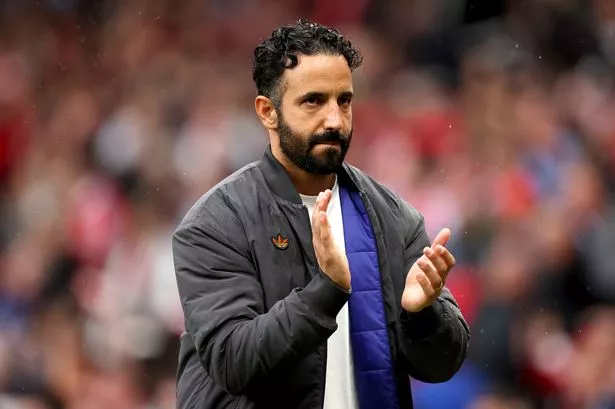 Ruben Amorim after a Manchester United game