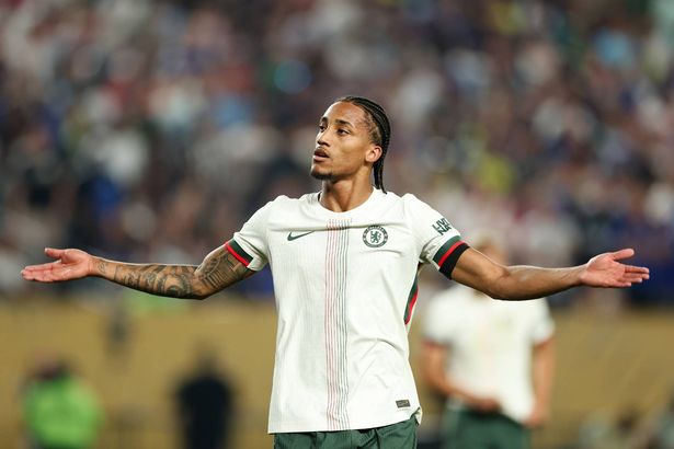 Joao Pedro celebrating a goal at the Club World Cup