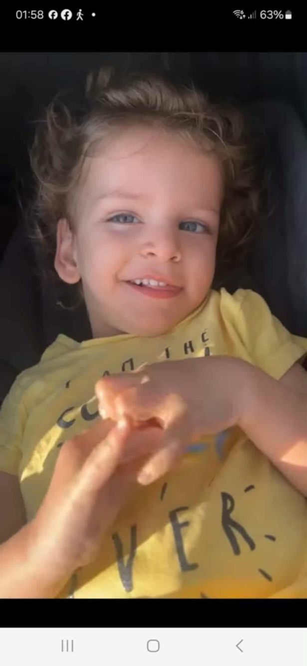 Three-year-old Eireann has been left non-verbal, blind and required to be fed through a tube