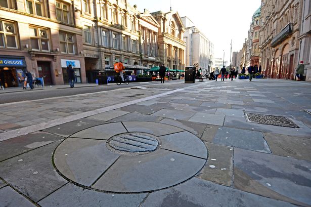The Sanctuary Stone on Castle Street is the last surface level trace of medieval Liverpool