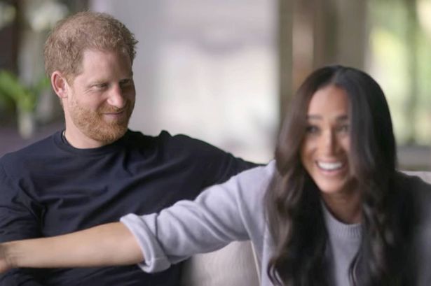 Episode two Meghan showing her exaggerated bow when she first met Queen