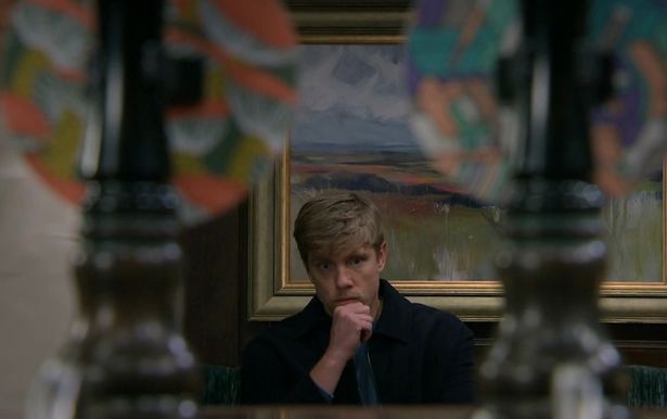 Robert appears at the end of the preview ahead of him fleeing to the cottage