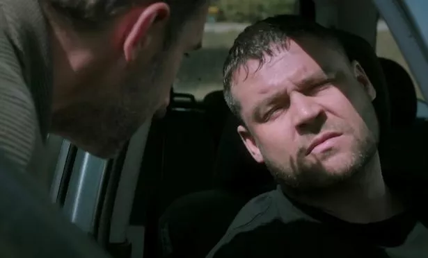 Next week ahead of a deadly clifftop stunt, Aaron begs John to take him to a hospital